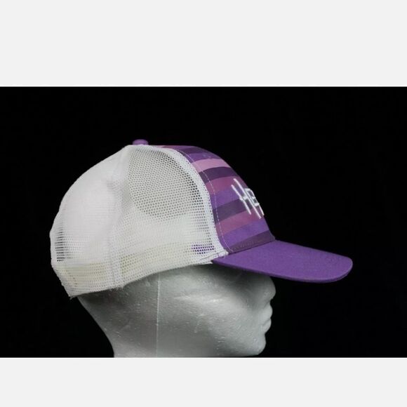 HEYBO Purple Stripes Hat/Cap Snap-Back Brand. - Picture 3 of 6